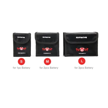 Mavic 2 Pro Zoom Dūkoņa Aksesuāri Ugunsdrošie LiPo Safe Akumulators, Maisiņš Uzglabāšanai Aizsardzības Lodziņā sprādziendrošas Akumulatora korpusa