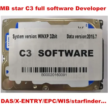 MB STAR C3 PILNU PROGRAMMATŪRAS X-IERAKSTU Attīstītājs DAS aktivizēts EPC/WIS/starfinder/PL68 PAR MB Diagnostikas Multiplexer Testeri SD C3