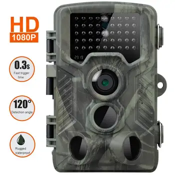 Medības Video Kamera 20MP 1080P Taka kamera Farm Home Security 0.3 s Izraisīt Laiku Savvaļas Slēptās Foto Lamatas HC800A Uzraudzības