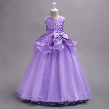 Mežģīnes, Princešu Kleitas Meitenēm Drēbes Tilla Bērnu Kostīms Bērniem Balles Tērpu Dizainu Meitene Pusaudžiem Kāzu Vakara Kleita