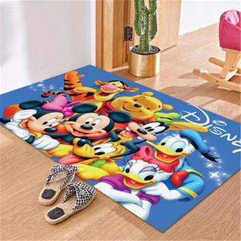 Mickey un Minnie Mouse Durvju Paklājiņš Playmat Bērniem Zēni Meitenes Spēli Mat Paklājs, Virtuves, Guļamistabas Paklāju Iekštelpu Vannas istabas Paklājiņš Bērniem Paklājs
