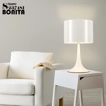 Middel Lielums Mūsdienu Vienkārša Klasiskā Melnā/ Baltā galda gaismu guļamistaba Dekorēšana galda lampas dzīvojamā istabā