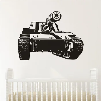 Militāro Tvertne, Vinila Sienas Uzlīmes Sienu Dekorēšanai ASV Armijas Tvertnes Sienas Mākslas Decal Militāro Dizaina Sienas Plakātu Māksla