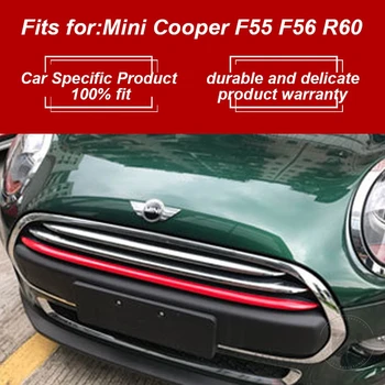 Mini Cooper F55 F56 R60 Priekšējo Resti Apdare Segtu Svītru Auto Stils Aksesuāri