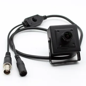 Mini HD Starlight 1080P AHD CVI TVI CVBs 4in1 CCTV kameras Sony NVP2441+IMX307 IMX322 melnā gaisma Drošības kaste