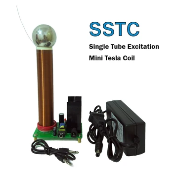 Mini, Tesla Spoli Plazmas Skaļrunis Loka skaļrunis mūzikas tesla coil Bezvadu Pārraides Testa SSTC