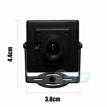 Mini Type HD 720P / 1080P AHD Kamera 1.0 MP / 2.0 MP Iekštelpu Metāla Drošības Kameras CCTV Cam