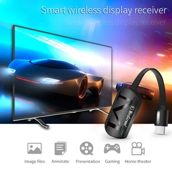 MiraScreen G4 TV Stick Dongle Anycast Lietie HDMI WiFi Uztvērēja Displeja Miracast Google Chromecast 2 Mini PC Android TV