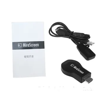 MiraScreen TV Stick HDMI Full HD 1080P anycast Miracast Airplay DLNA, WiFi, Displeja Dongle Uztvērēju, Windows Andriod ISO TVSE5