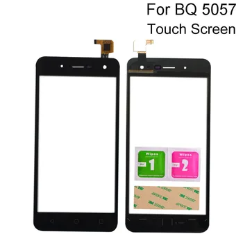 Mobilo Sensoru Touch Ekrāns BQ BQ-5057 Strike 2 BQ 5057 Touch Screen Digitizer Ekrāna Touchpad Remonta Instrumentu, 3M Līmes