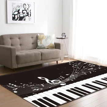 Moderna Dzīvojamās Istabas Paklājs, Paklāji Mājas Dekoru Klavieru Nošu Spēlēt Mat Bērnu Gultas Jomā Paklājs Mīksts Flaneļa Lielu Dīvānu Paklāju Salons
