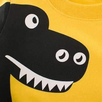Modes Bērni Rudenī bērni Kokvilnas Apģērbs Bērnu Dinozaurs Karikatūra Džemperis Jaunu Produktu 2020. Gadam Zēnu, Meiteņu Apģērbs
