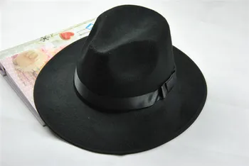 Modes Fedora Cepuri Plaša Brimmed Fedoras Vīriešiem Snapback Dāvanu Saules Cepures Unisex Deju Gangsteris Panama Klp