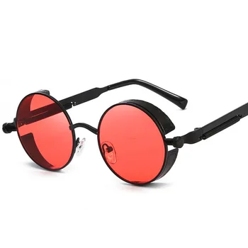 Modes Kārta Steampunk Saulesbrilles Zīmola Dizaina Sievietes Vīrieši Vintage Tvaika Punk, Saules Brilles UV400 Toņos Oculos de sol