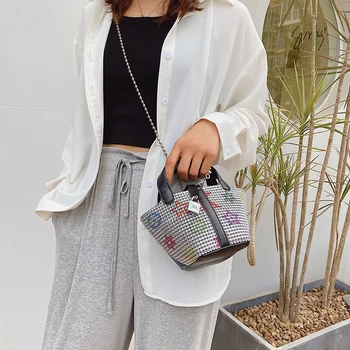 Modes Mini Crossbody Somas Sievietēm 2020. Gada Vasaras Dizaineru Ķēdes Dāma Ceļojumu Somas Sieviešu Maza Totes Soma, plecu somas un somas