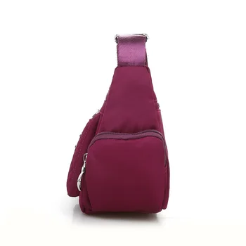 Modes Multi-kabatas Sieviešu Pleca Soma, Augstas Kvalitātes Ūdensizturīgs Neilons Messenger Bag Dimanta Režģa Modelis Sieviešu Neilona Somas