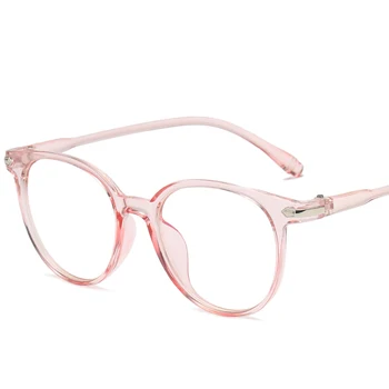 Modes Pārredzamu Optisko Briļļu Rāmji Sievietēm, Apaļas Brilles Rāmis Vīriešu Brilles Brilles Briļļu Rāmis Oculos Plastmasas