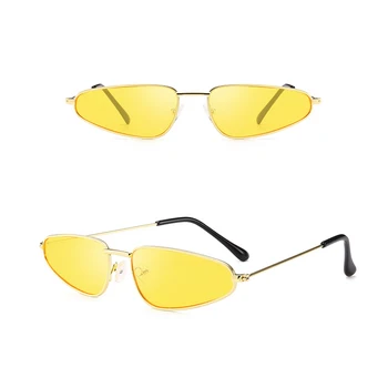 Modes Saulesbrilles, Kaķu Acu Metāla Rāmi Spogulis Aizsardzības Dizainers Brilles, Brilles Briļļu De Sol Gafas Brilles