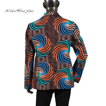 Modes Vīrieši Āfrikas Stils Drukas Vīriešu Uzvalka Žaketes Svētku Bleizeri Pielāgota Āfrikas Cilvēka Bleizeri Āfrikas Vīriešu Apģērbu Wyn878