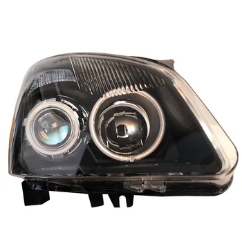 Modificētu LED angel eyes diafragmas atvēruma lēcu lukturi priekš Nissan Qashqai 2008 2009 2010 2011 2012 2013 2gab