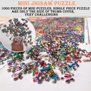 MOMEMO Džungļu Dzīvniekiem Jigsaw Puzzles Koka 1000 Gabalu Puzzle Rotaļlietas Funny Dzīvnieku Attēlu Montāžās Mīklas Pieaugušajiem Bērniem Rotaļlietas