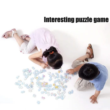 MOMEMO Sirēna Attēls 1000 Puzzle Gabalus Karikatūra Anime Jigsaw Puzzle Pieaugušo Bērnu Izglītojošās Rotaļlietas Puzzle Spēles