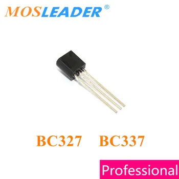 Mosleader BC327-25 BC337-25 BC327-40 BC337-40 TO92 1000PCS BC327 BC337 PNP NPN DIP ražots Ķīnā