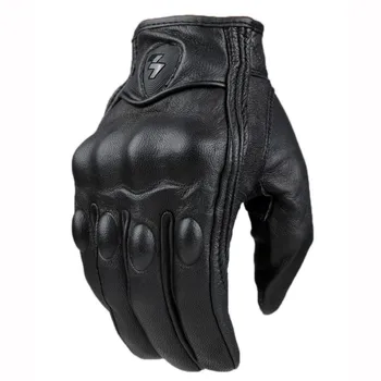 Moto guantes luva ādas sacīkšu motociklu cimdu pilnu pirkstu cimdu ziemas vīrietis sieviete apvidus motokrosa cimdi