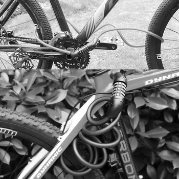 Mountain Bike Lock 5 Ciparu Kombināciju Drošības Electric Cable Lock Anti-zādzība Velosipēdu Velosipēdu Slēdzenes Velosipēdu Piederumi