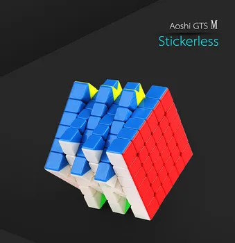MoYu Aoshi GTS M 6x6x6 Magnētisko GTSM Burvju Cubing Ātrums Puzzle Profesionālās GTS 6 M 3x3 magnēts Izglītojošas Rotaļlietas bērniem