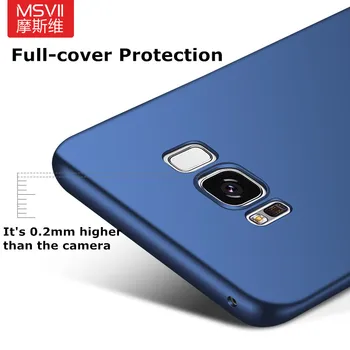 MSVII case For Samsung Galaxy S10 S8 S9 plus E S6 S7 malas gadījumā PC segtu coque samsung S7edge S 9, ņemiet vērā, 8 5 S10E telefonu gadījumā