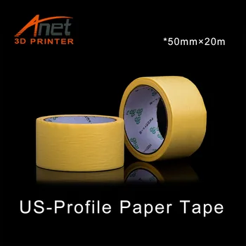 MUMS Profila Tape 3D Printeri, Apkures Gulta Teksturētu Augstas temperatūras Izturība Krāsošana un Maskēšanas Lipīgs Papīrs Spēcīgu Viskozitāte