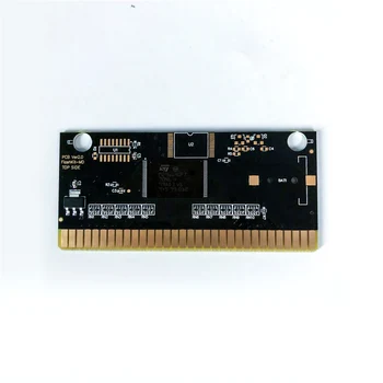 Mākslas Cīņas - ASV Etiķetes Flashkit MD Electroless Zelta PCB Karti Sega Genesis Megadrive Video Spēļu Konsole