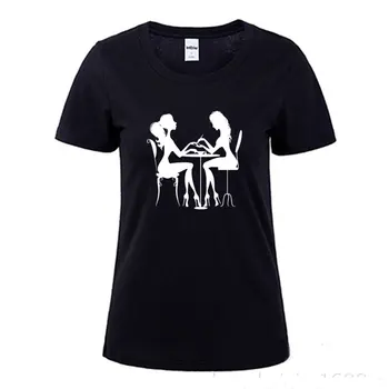 Nagu Skaistumkopšanas Salons Vinila Smieklīgi Geeks Iespiests T-Krekls Sievietēm, Mīksti Kokvilnas ar Īsām Piedurknēm, Sieviešu T-krekli Modes Zīmolu Apģērbu