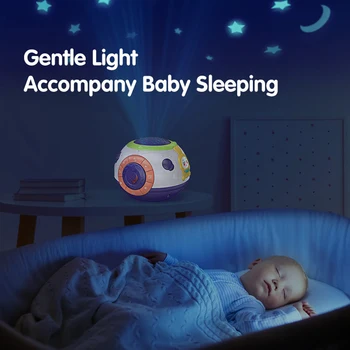 Nakts Gaismas Projektors Taimeris Dizaina Projekcijas lampa 4 Mūzikas Veidiem, Krāsains Gaismas Bērniem, Bērnu Dzimšanas dienas ballītes