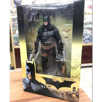 NECA Batman Begins Brūss Veins Apvienotā Kustamā PVC Rīcības Attēls Kolekcionējamus Modeļa Rotaļlietu 7