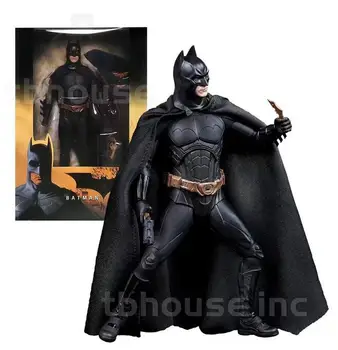 NECA Batman Begins Brūss Veins Apvienotā Kustamā PVC Rīcības Attēls Kolekcionējamus Modeļa Rotaļlietu 7