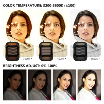 Neewer fotogrāfija LED Video Light Kit 2-Pack 2.4 G, foto studija video gaisma ar Statīvu Bi-color 200 SMD, lai tik tok youtube