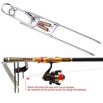Nerūsējošā Tērauda Automātiskā Dual Trigger Pavasara Tipa makšķeres articulos de pesca Herramienta de pesca