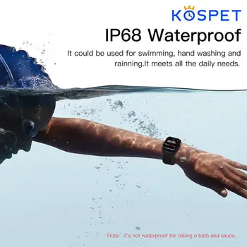 NEW Smart Skatīties Vīrieši Sievietes Sirds ritma Monitors IP68 Ūdensnecaurlaidīga Smart Pulksteņi Fitnesa Tracker Smartwatch 2020. gadam KOSPET GTO