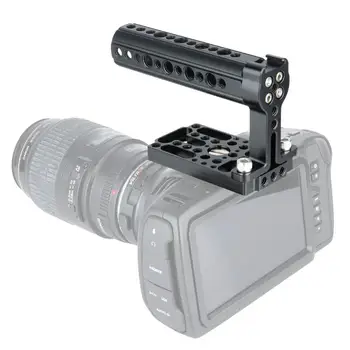NICEYRIG Kameras Rokturis DSLR Stabilizators Grip Kameras Platformu Top Rokturis Siera Quick Release Plate Aukstā Apavu 1/4