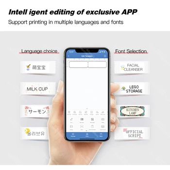 Niimbot D11 Portatīvie Mini Bluetooth etiķešu Printeri Kabatas Bezvadu Siltuma etiķešu Printeri inkless Mobilo Tālruni Android, iOS