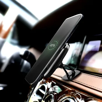 Nillkin Auto Mount Stāvēt Bezvadu Lādētājs iPhone X 8 Plus 10W Ātru Bezvadu Lādēšanas Paliktņa Samsung S8 S9 Plus Piezīme 9 8 S7