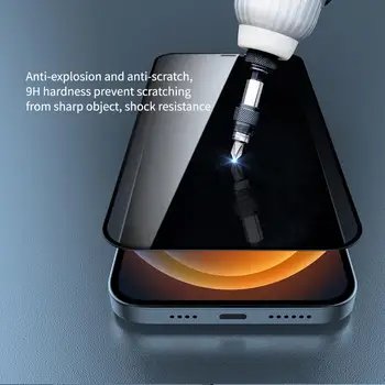 NILLKIN iPhone 12 mini Pro, Max Ekrāna Aizsargs, [Privātuma Aizsardzību] Anti-Scratch Rūdīts Stikls iPhone 12 Pro Max