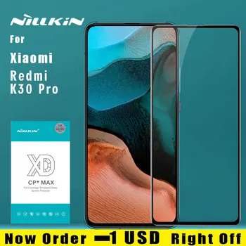 Nillkin par Xiaomi Redmi K30 Pro K30 k20 pro Stikla XD CP+ Max Pilnībā Segtu 3D Rūdīta Stikla Ekrāna Aizsargs Redmi k30 Pro