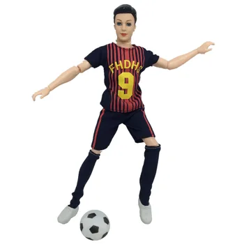 NK 5 Set/Daudz Lelle Sporta 2018. Gada Futbola Pasaules Kausa Apģērbu Aksesuāri Barbie Zēns Ken Lelle
