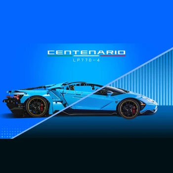 NOLIKTAVĀ Tehnikas K-98 Lamborghinis CENTENARIO 1:8 hypercar Super Sacīkšu Auto Modeli 42115 C61041Building Bloki, Ķieģeļi, Rotaļlietas, Dāvanu