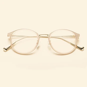 NOSSA Vintage Dizainers Apaļā Rāmja Tuvredzība, Optiskās Brilles Modes Ultravieglajiem TR90 Aizsargbrilles Sievietēm, Vīriešiem Modē Retro Briļļu Rāmji