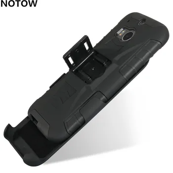 NOTOW 3 in 1 Hibrīda Militāro Bruņas Statīvs Segtu Modes Nākotnē Cīnītājs Armijas Mobilo Tālruni Gadījumā, ja Vāks HTC M8/M9