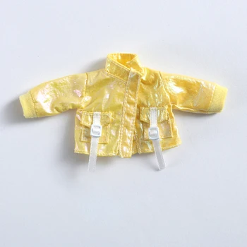 Ob11 bērnu apģērbu atdzist lelle drēbes mirdzēt kabatas jaka Molly lelle drēbes PĢS kārtā ir 1 / 12bjd leļļu piederumi